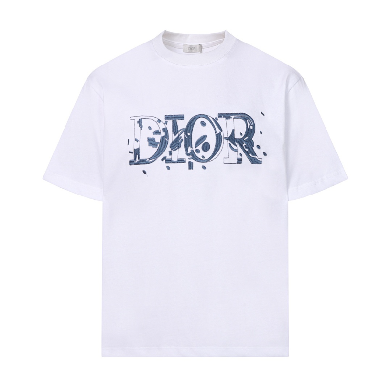 DIC21  New Men's and Women's Summer Short sleeved Cotton T-shirt Embroidered Craft Clothing