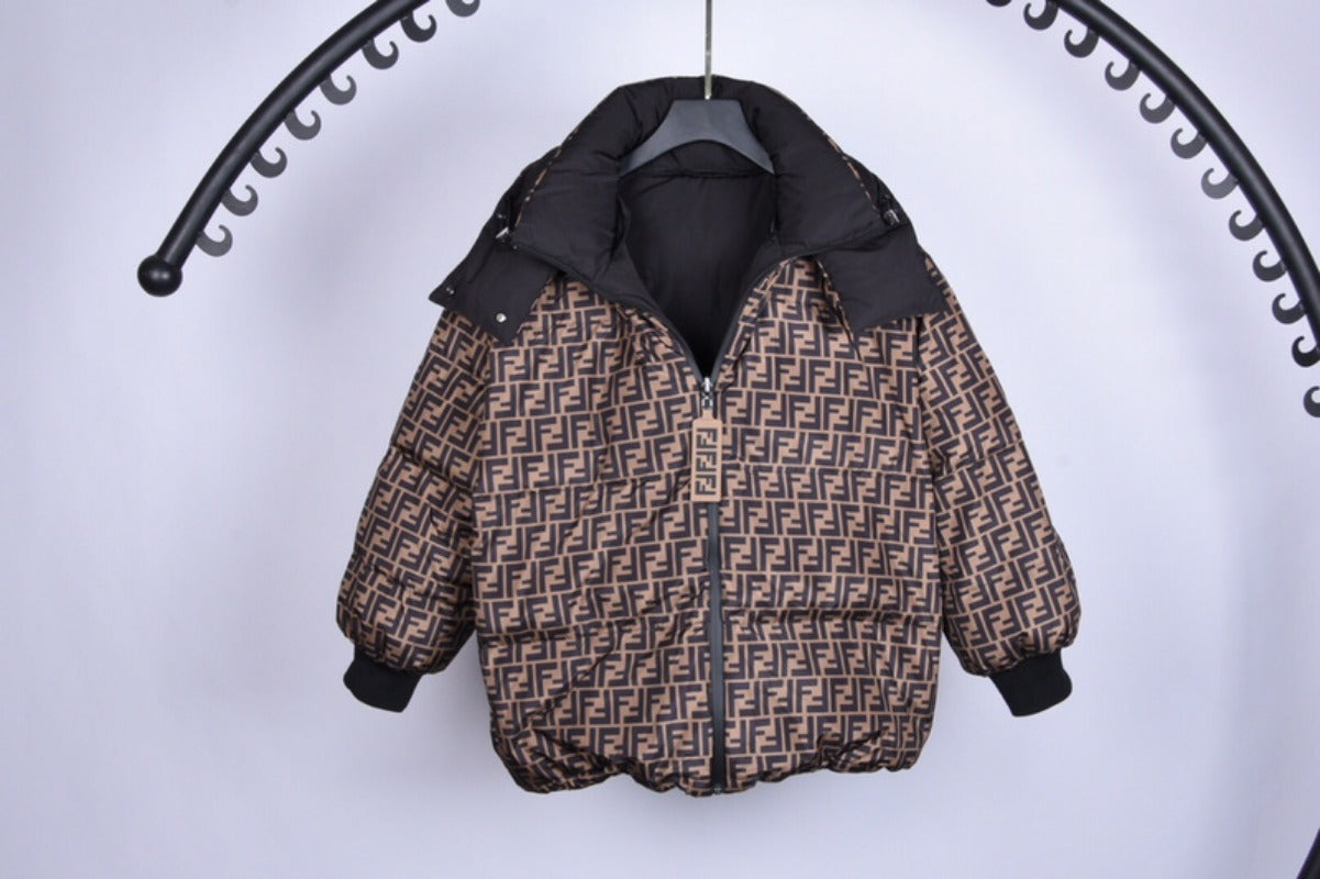 FKC2 Classic F letters Winter down jacket High -quality jacket lady