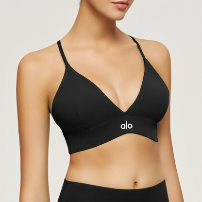ALC12   Women's Summer Sports Bra Yoga Top with Removable Pads clothes
