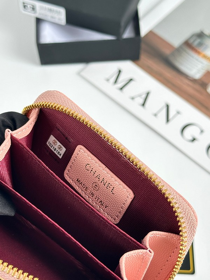 LCP74 Card bag 11-7.5CM Leather Wallet with box