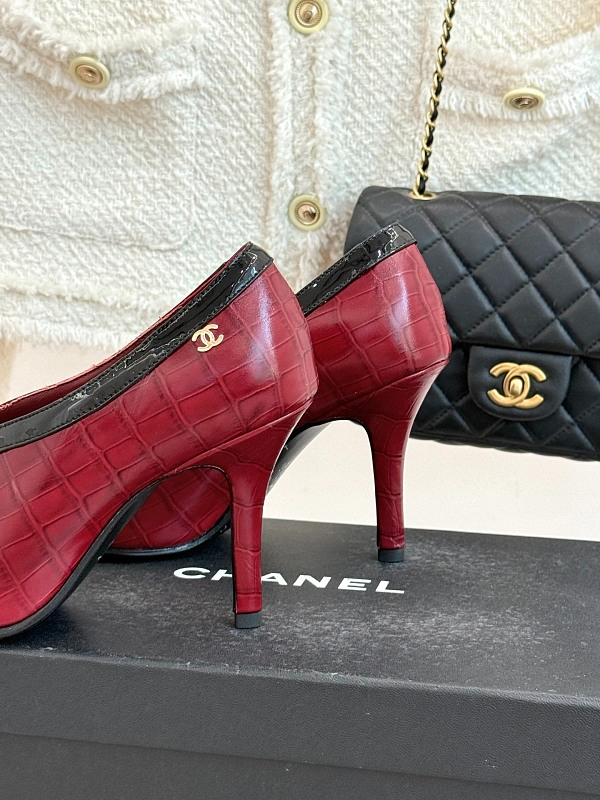 ZLCS5 High heels 6.5CM Size 35-41 Women Letaher shoes with box