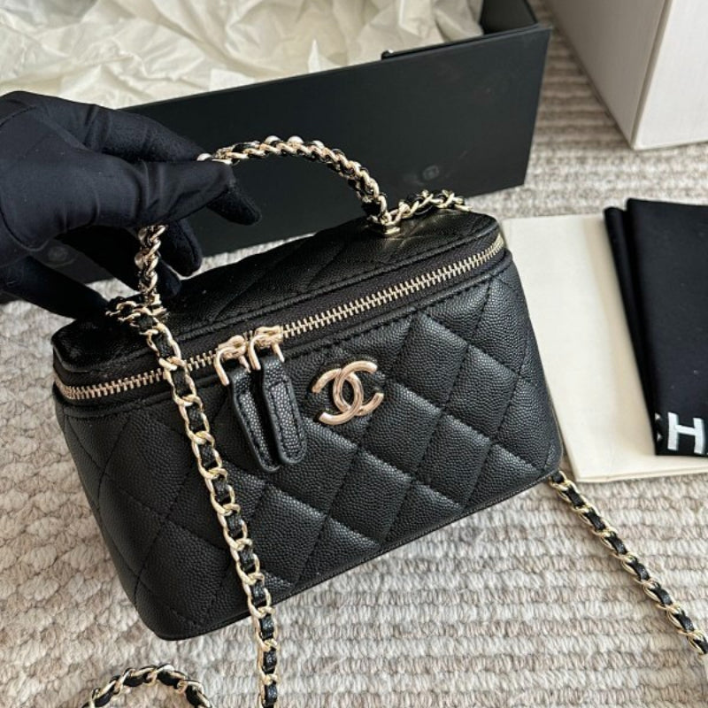 ACP73 Leather Bags 17CM Bag with Box