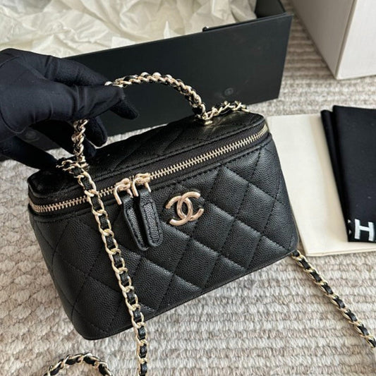 ACP73 Leather Bags 17CM Bag with Box