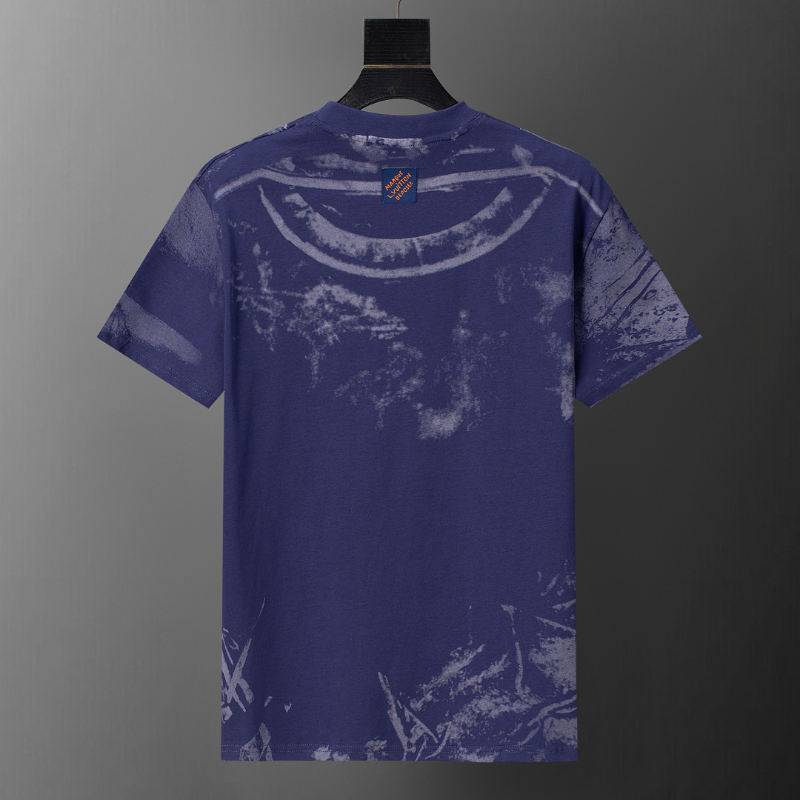 LVC203 New men's summer pure cotton top and short sleeved clothing