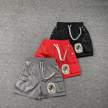 SAC1 New men's and women's spring and summer long sleeved cardigan windbreaker+shorts set clothing