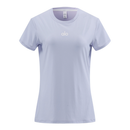 zalo2138   Women's short sleeved yoga, Pilates, fitness training, quick drying, lightweight running sportswear
