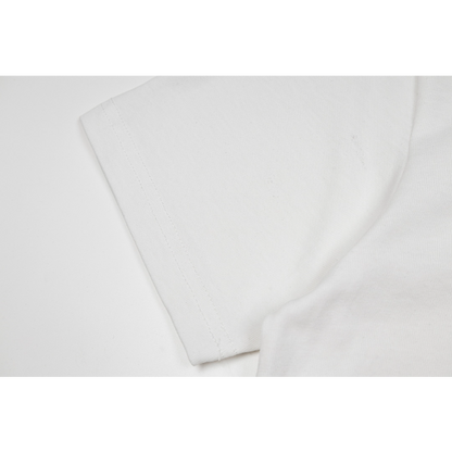OFFC11 New men's and women's summer pure cotton short sleeved top clothing