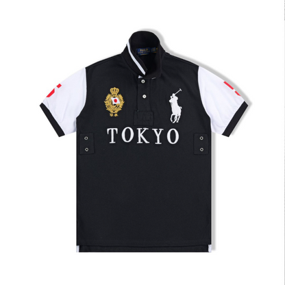 PPC2 summer polo shirt collar embroidered city style top t-shirt polo short sleeved shirt