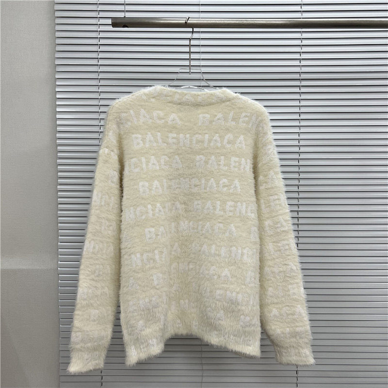 BAC12  Autumn and winter new high-quality men's and women's fashion autumn and winter new plush round neck sweater clothing