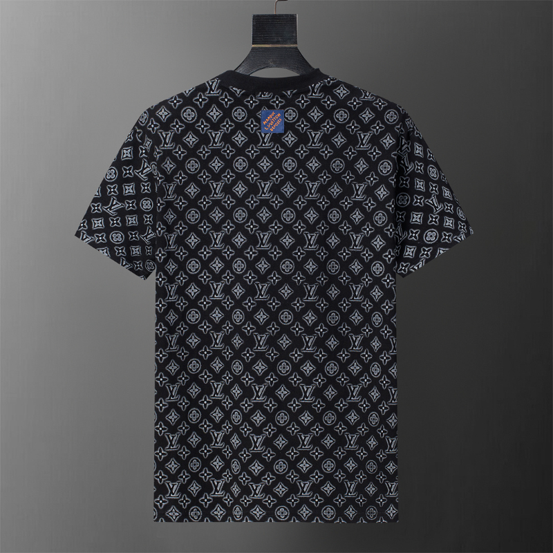 LVC204 New men's summer pure cotton top and short sleeved clothing