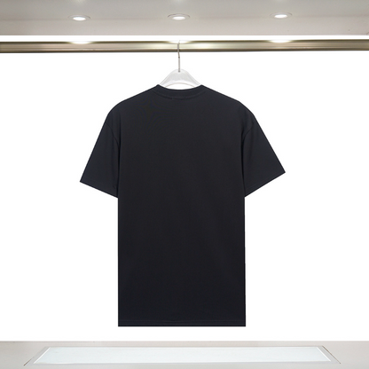 LOC45 New men's and women's summer pure cotton top T-shirt Clothing