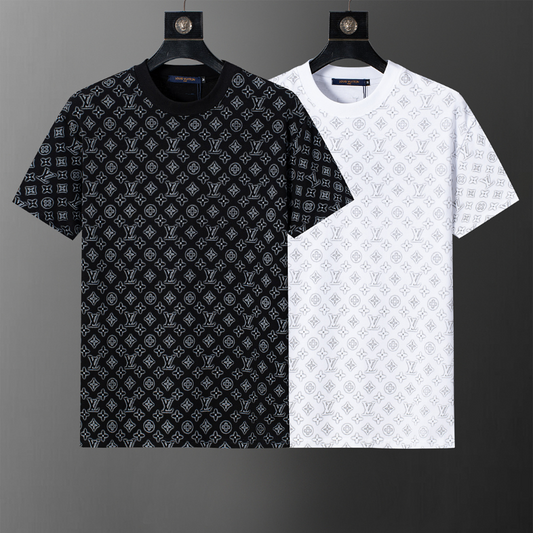 LVC204 New men's summer pure cotton top and short sleeved clothing