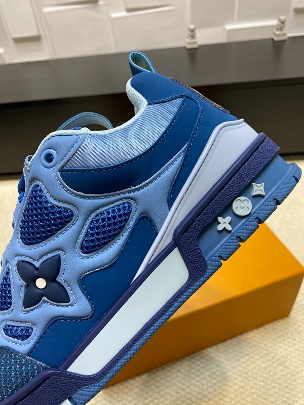 OLS45 Real Leather Women35-40 Man40-45 Sneakers shoes With box