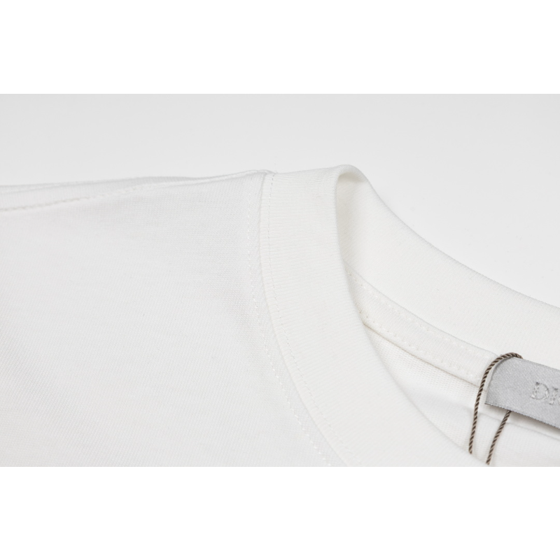 DIC40 New men's and women's summer pure cotton short sleeved top clothing