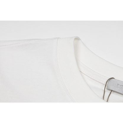 DIC40 New men's and women's summer pure cotton short sleeved top clothing