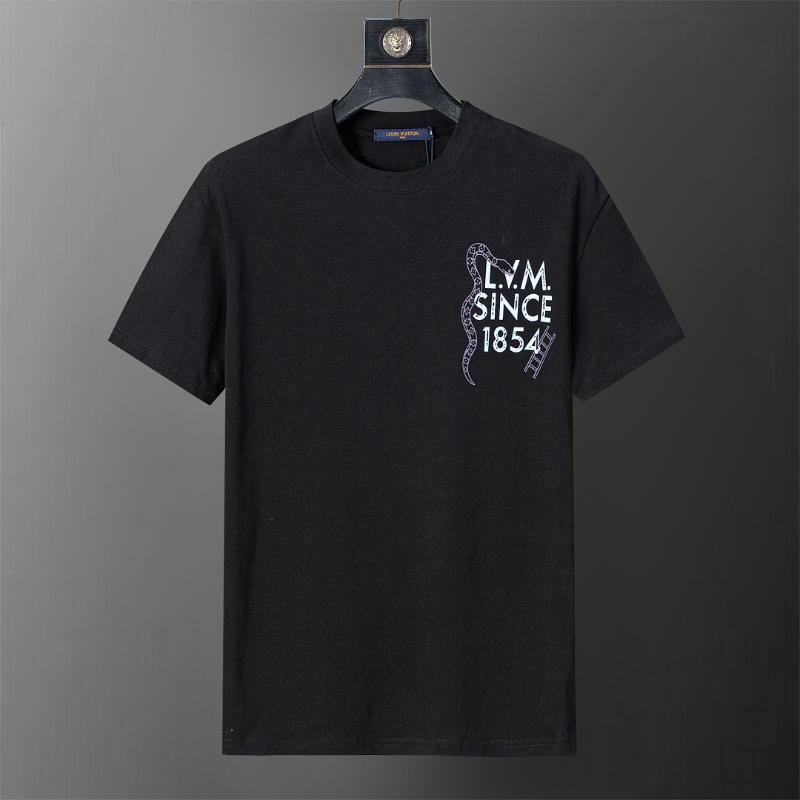 LVC205 New men's summer pure cotton top and short sleeved clothing