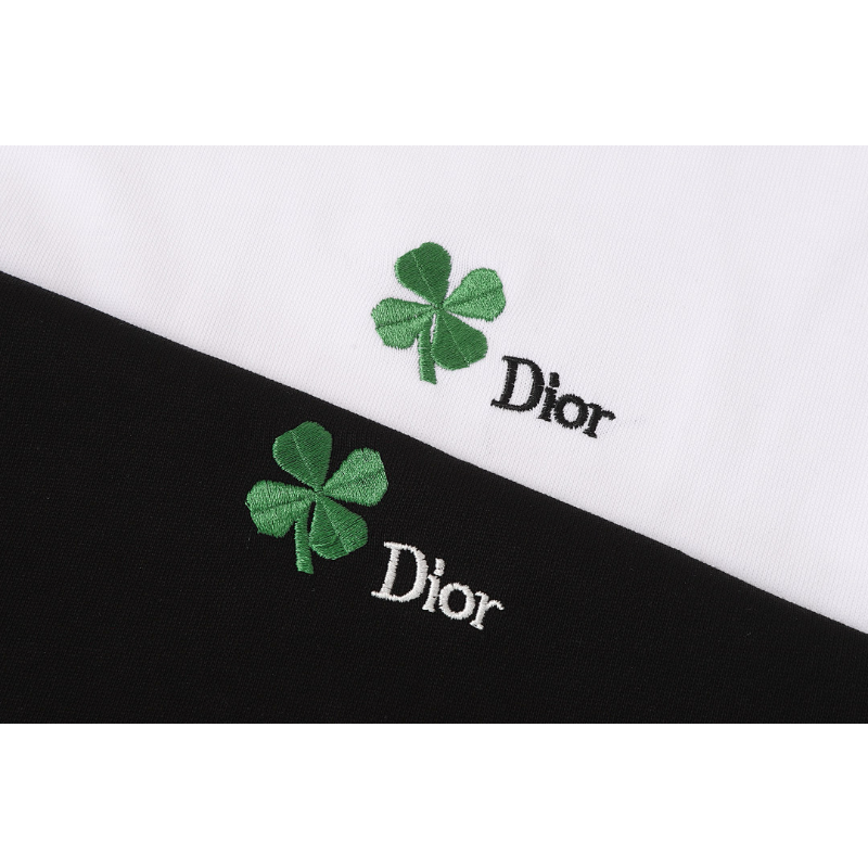 DIC38 High quality men's and women's pure cotton summer short sleeved T-shirt embroidered clothing
