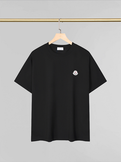MOC040 New men's and women's summer T-shirt double yarn pure cotton fabric short sleeved top clothing