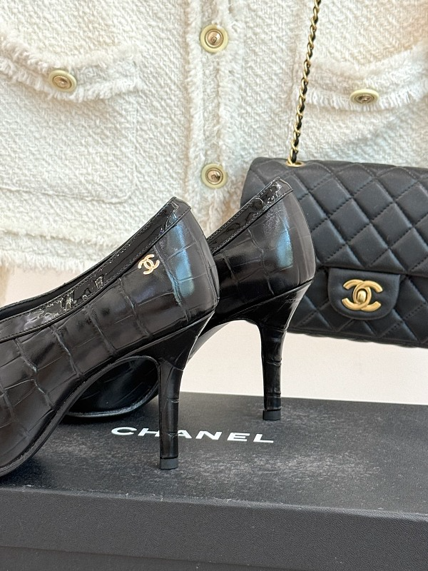 ZLCS5 High heels 6.5CM Size 35-41 Women Letaher shoes with box