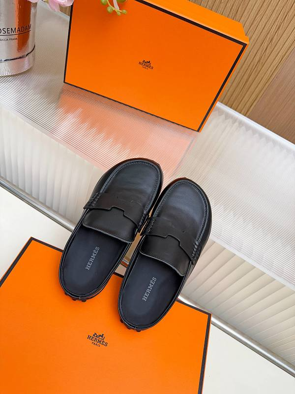 OHS2 Women slipper Leather Sole Shoes 35-41 with box