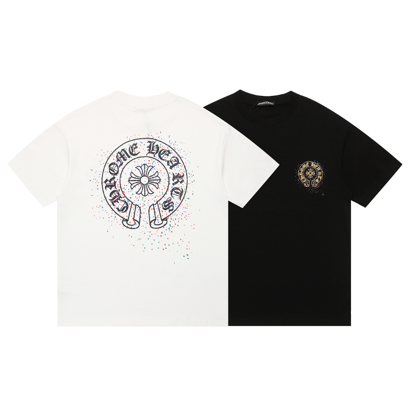 KLC32  New high-quality men's and women's summer pure cotton T-shirt short sleeved top clothing
