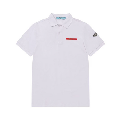 PRC10 New Summer Men's Polo Top with High Quality Beaded Pulling Frame Cotton Fabric Clothing