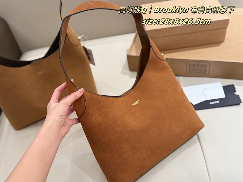 ACP60 Leather Bag 28-8-26.5CM suede Handbag With Box