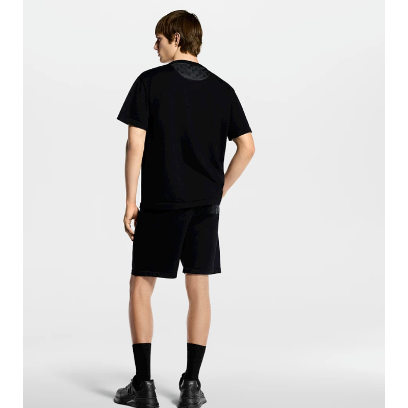 LVC121 New men's summer pure cotton short sleeved top+shorts two-piece outfit Clothing
