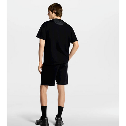 LVC121 New men's summer pure cotton short sleeved top+shorts two-piece outfit Clothing