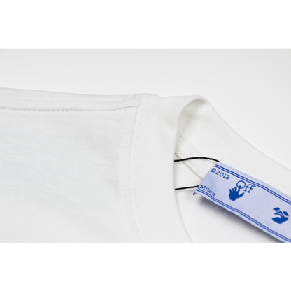 OFFC10  New men's and women's summer pure cotton short sleeved top clothing