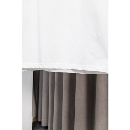 BUC035 New men's and women's summer T-shirts with double yarn, pure cotton fabric, embroidered short sleeved clothing