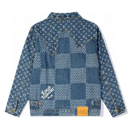 LVC021  New high-quality spring and autumn men'sand women’s  jacket denim jacket clothes