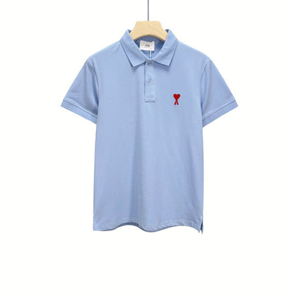AMC34 Men's short sleeved lapel polo shirt clothing
