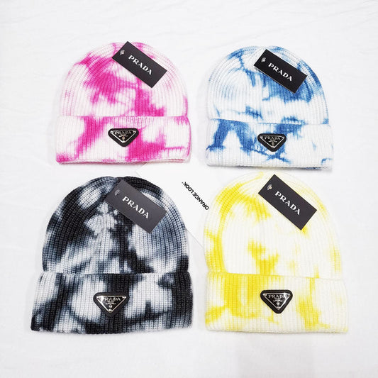 PPRH1  Tie dye knitted hat