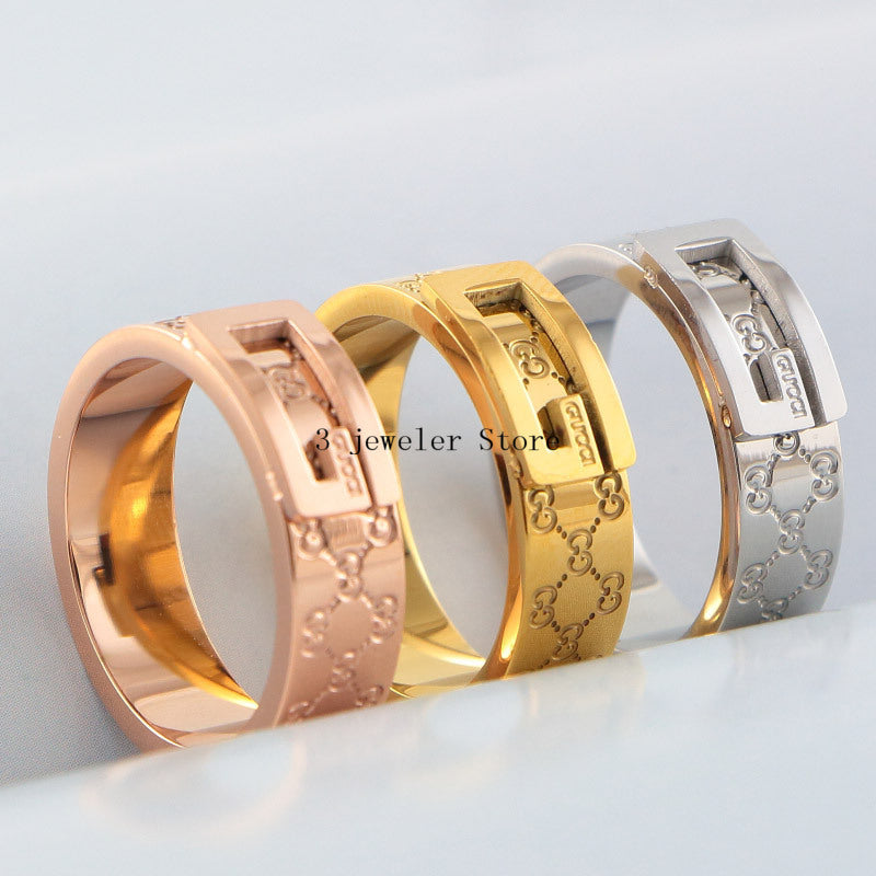 GCR6  Exquisite stainless steel jewelry GC ring