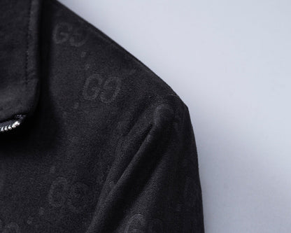 GUC099 New Spring and Autumn thin imitation deer skin velvet jacket long sleeved cardigan clothes