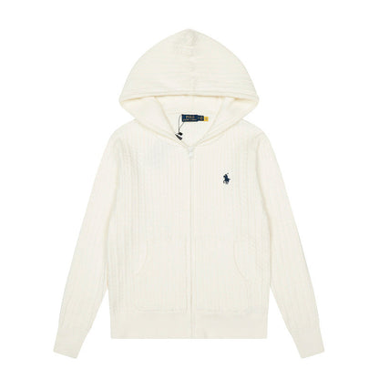LFC18 New high-quality women's autumn and winter knitted sweater pullover hooded sweater clothing