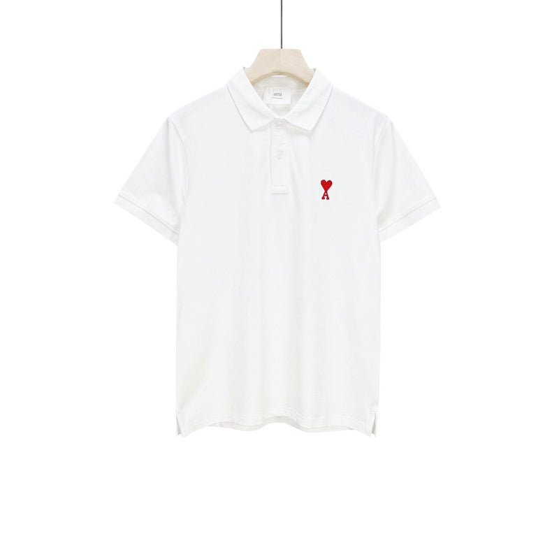 AMC34 Men's short sleeved lapel polo shirt clothing