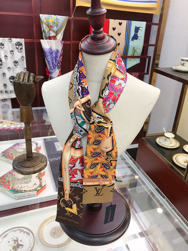 XLC9 Silk satin 8-120CM scarf