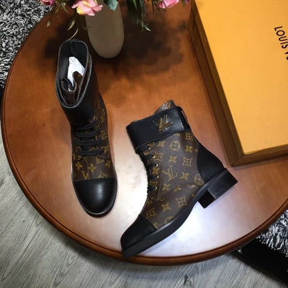 OLS19 Leather Women 35-42 shoes With box