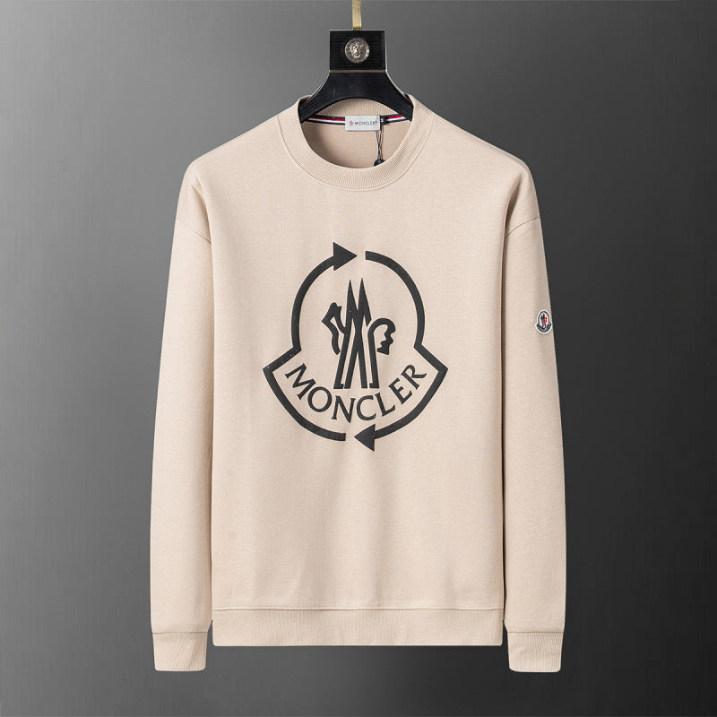 MOC037  New men's autumn and winter double-sided cotton new pullover hoodie clothing