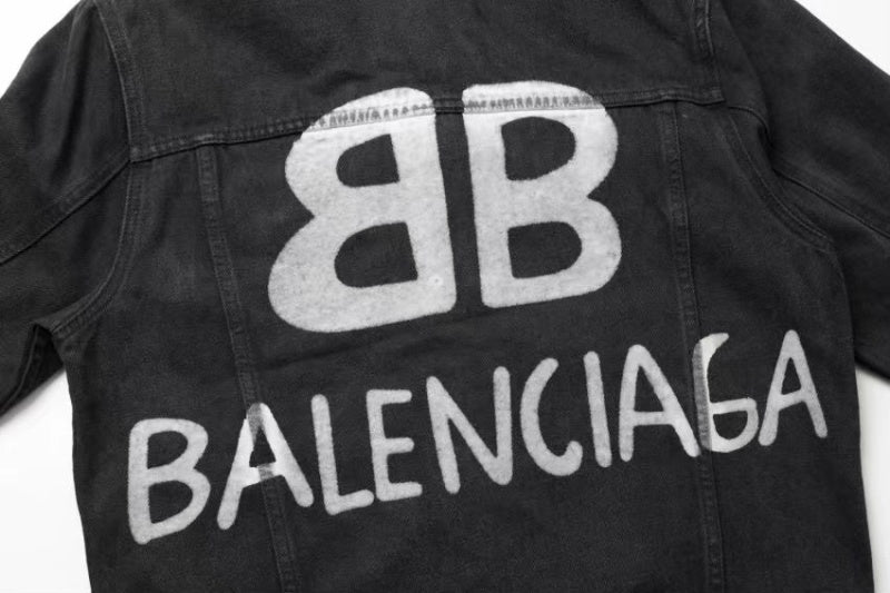 BAC100  New high-quality spring and autumn men'sand women’s jacket denim jacket clothes