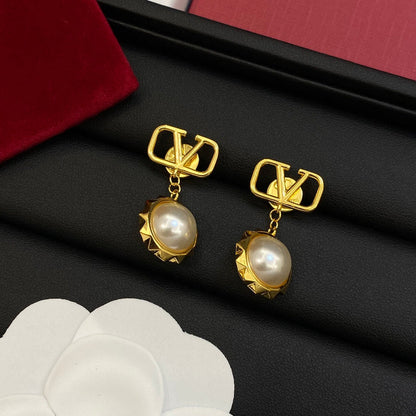 VLE8 New Women's Fashion Gold Plated Earrings Jewelry