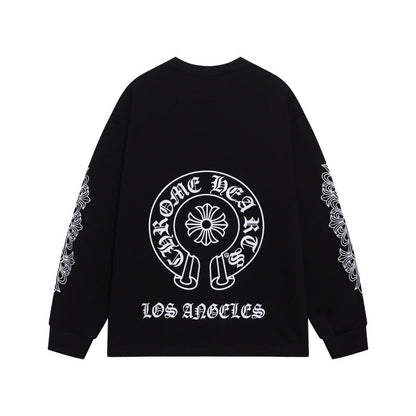 KLC23  New men's and women's pure cotton long sleeved casual clothes