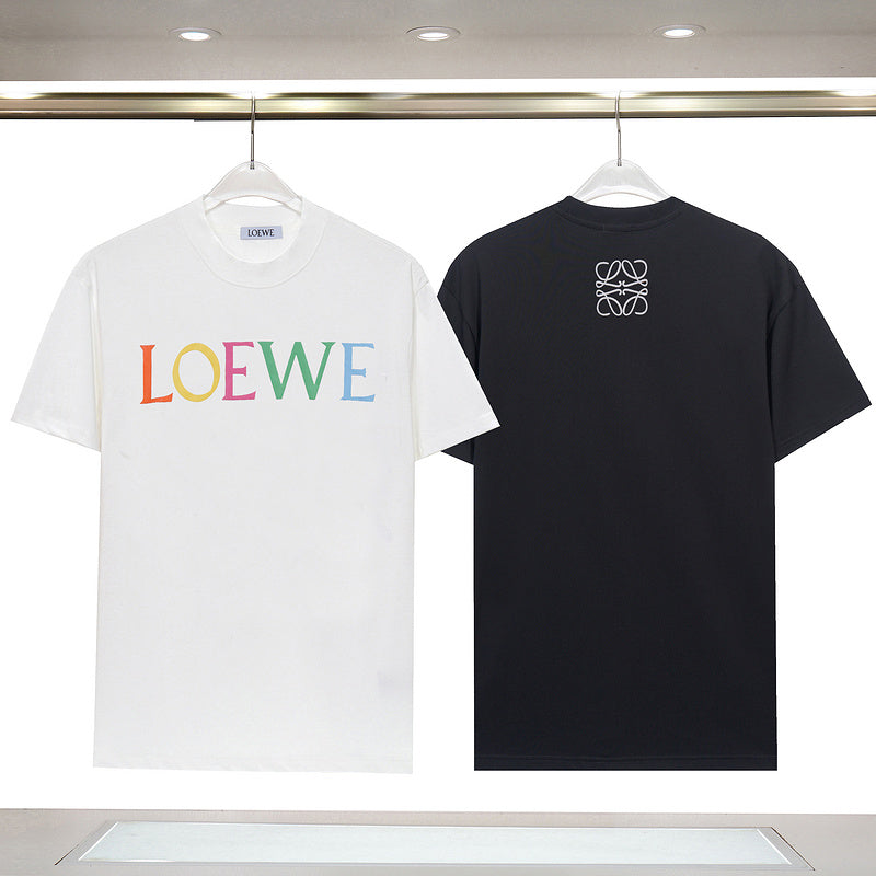LOC23 Men's and women's summer short-sleeved T-shirt clothes