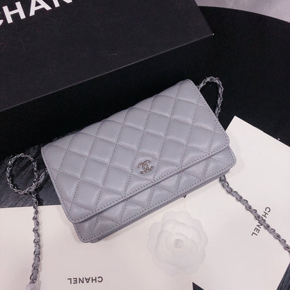 XCP017 Bag leather 19-13-4CM Bag silver logo