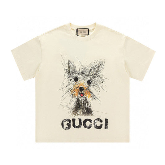 GUC002 Men's and women's summer short-sleeved T-shirt clothes