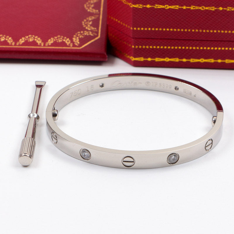 CAB15 LOVE screw bracelet with screwdriver bangle steel 18K gold plated Jewelry 15-22cm