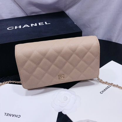 XCP016 Bag leather 19-13-4CM Bag Gold