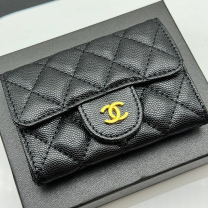 LCP34 Wallet Bag 11-7.5-2CM Leather bags with box